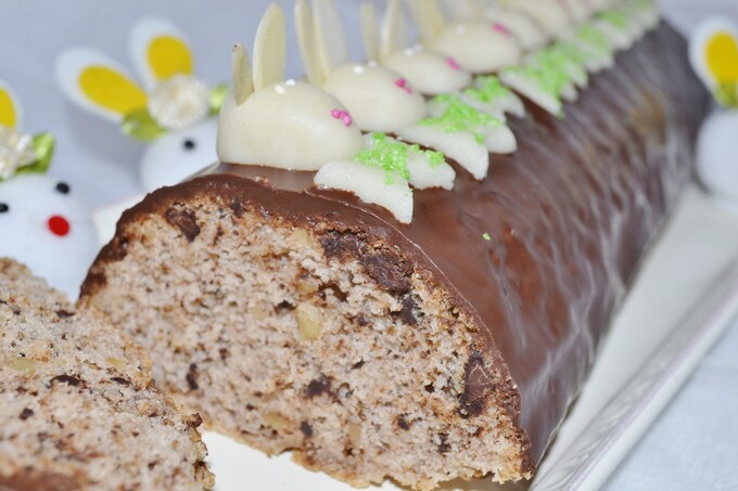 Recept Orechovo čokoládový srnčí chrbát vo veľkonočnom prevedení