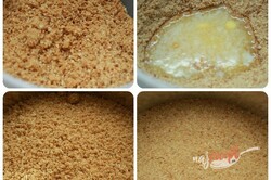 Príprava receptu Cheesecake {pečene nepečený} s jahodami, krok 1