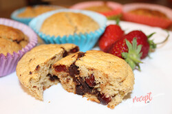 Príprava receptu Zdravé fitness muffinky, krok 8