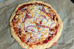 Príprava receptu Cottage pizza cesto. Najlepšia fitness pizza plná bielkovín, ktorú si môžete pripraviť., krok 1