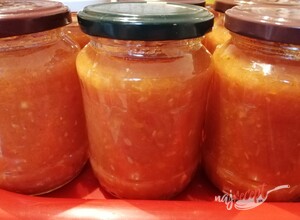 Recept Cuketovo paradajková nátierka do pohárov