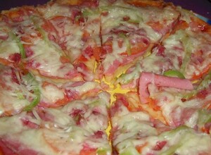 Recept Blesková jogurtová pizza
