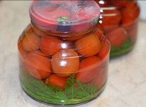 Recept Konzervované paradajky s mrkvovou vňaťou bez nakladača