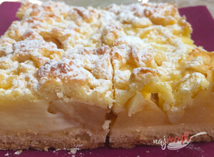 Recept Fantastický koláčik jabĺčka v oblakoch