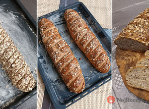 Recept Zdravé viaczrnné sendviče plné semienok a vlákniny. Pripravte si zdravšiu variantu pečiva na obložené chlebíky.