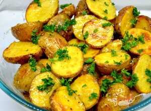 Recept Pečené zemiaky s francúzskou omáčkou