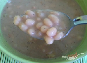 Recept Domáca fazuľová polievka