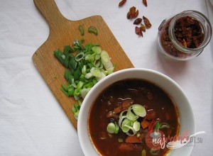 Recept Pikantná polievka z čiernej fazule