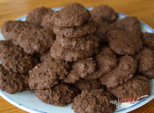 Recept Talianske čokoládové cookies - Biscottini italiani di cioccolata