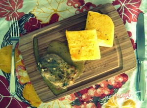 Recept Mäsko v horčicovo-tymiánovej omáčke s grilovanou polentou