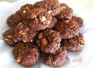 Recept Čokoládové cookies s ovsenými vločkami