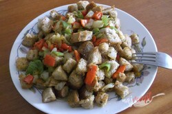 Recept Migas - jedlo chudobných Španielov