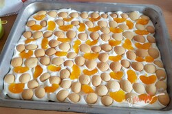 Príprava receptu Dokonalá studená torta s krémom, ovocím a želé, krok 2