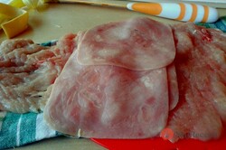 Príprava receptu Morčacie prsia plnené slovenskou parenicou, krok 3