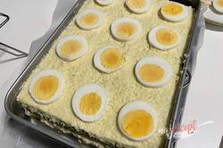 Príprava receptu Šalátová slaná torta - hit silvestrovskej párty, krok 9