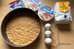 Príprava receptu Osviežujúci čučoriedkový cheesecake z BEBE sušienok - fotopostup, krok 3