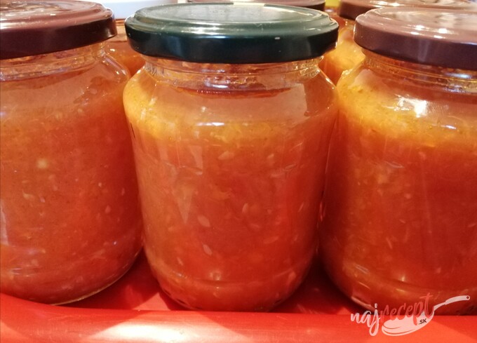 Recept Cuketovo paradajková nátierka do pohárov