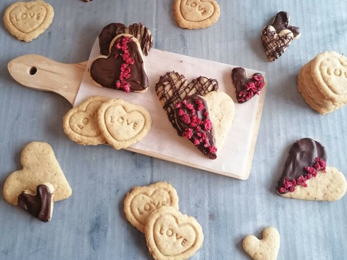 Recept Medovo-škoricové sušienky v tvare srdiečok ako valentínske potešenie