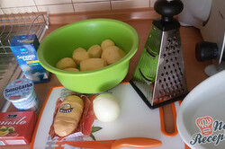 Príprava receptu Krehučké kuracie prsia so zemiakovou prílohou, krok 9