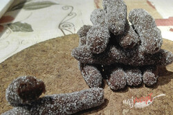 Príprava receptu Čokoládové valčeky obalené vo vanilkovom cukre, krok 1