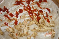 Príprava receptu Tortily plnené kuracím mäsom, krok 4