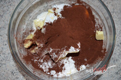 Príprava receptu Krehké kakaové sušienky s kvalitným maslovým krémom, krok 1