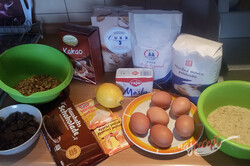 Príprava receptu Čokoládová bábovka s vlašskými orechmi - fotopostup, krok 1