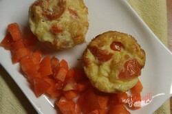 Príprava receptu Vajíčkové muffinky plné zeleniny, krok 1
