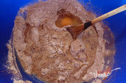 Príprava receptu Extra čokoládové kysnuté buchty, krok 1