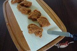 Príprava receptu Kokosová roláda s karamelom v oblátke, krok 3