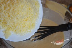 Príprava receptu Najlepšie slané palacinky s cesnakom, syrom a bylinkami, krok 3