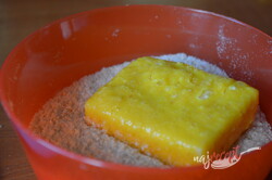 Príprava receptu Výborný syr v trojobale pečený v rúre - chutí ako vyprážaný!, krok 3
