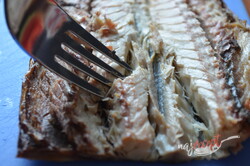 Príprava receptu Nátierka z údenej makrely s tvarohom, krok 1