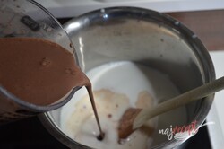 Príprava receptu Čokoládový koláč MRAVENISKO, krok 5