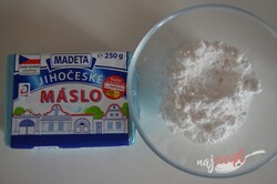 Príprava receptu Vanilkové kolieska lepené marmeládou, krok 1