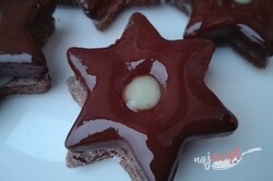 Príprava receptu Čokoládové vianočné hviezdy, krok 1