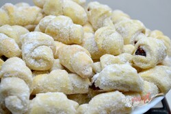 Príprava receptu Chrumkavé vanilkové rožky, krok 6