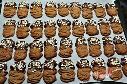 Príprava receptu Čokoládové sušienky s mandľami, krok 2