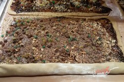 Príprava receptu Perníkový závin s kandizovaným ovocím a orechmi, krok 5