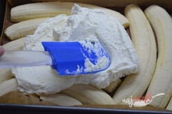 Príprava receptu Božské banánové rezy Opička, krok 7