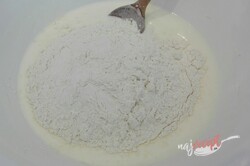 Príprava receptu Lokše z kyslého mlieka plnené syrom, krok 2
