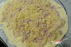 Príprava receptu Párty srdiečka so syrom a šunkou, krok 3