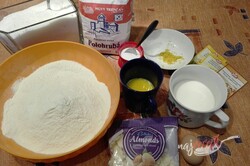 Príprava receptu Mazanec bez vajec, krok 1