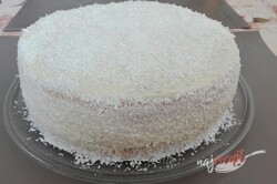 Príprava receptu Kokosová torta s Rafaello guličkami - fotopostup, krok 9