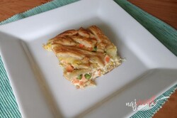 Príprava receptu Zeleninový koláč z lístkového cesta, krok 1