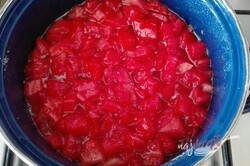Príprava receptu Džem z červeného melóna, krok 2