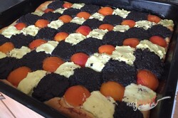 Príprava receptu Kysnutý koláč s makom, marhuľami a tvarohom, krok 8
