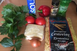 Príprava receptu Cestovinový šalát so syrom čedar, krok 2