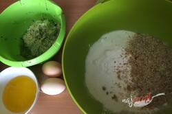 Príprava receptu Cuketová bábovka s orechmi, krok 2