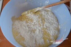 Príprava receptu Jemný koláč so slivkami bez kysnutia, krok 2